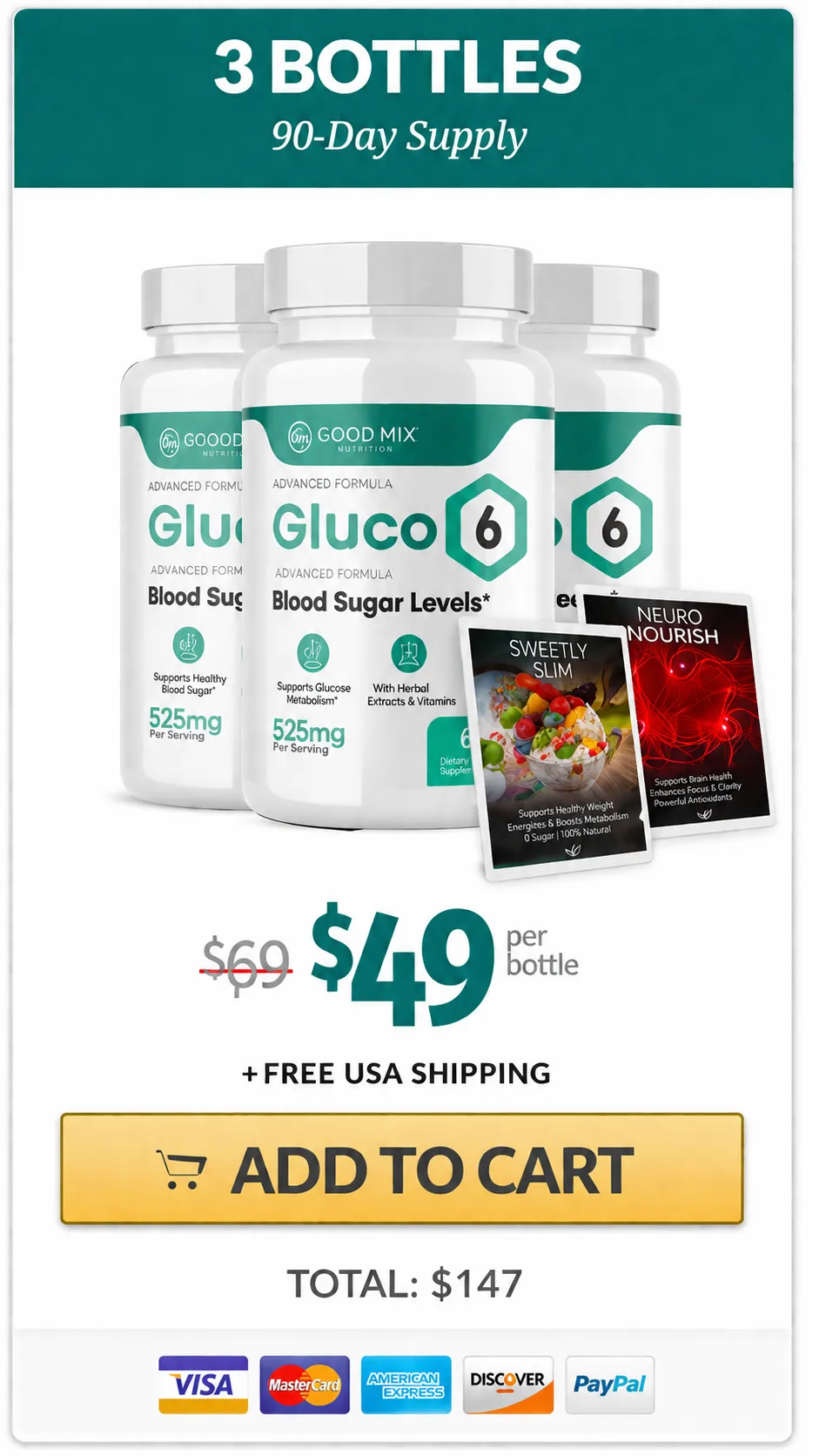 Gluco6-3 bottle price